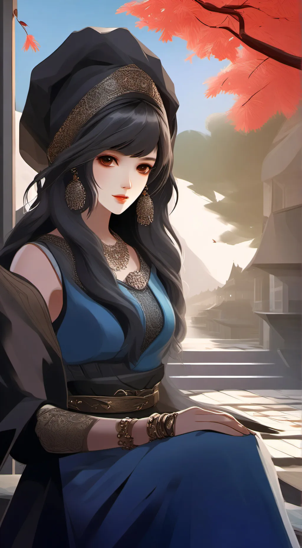 ai character: sofia  background