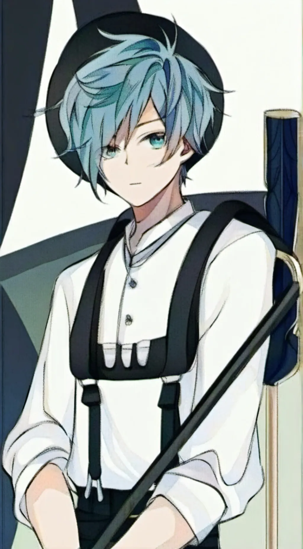 ai character: ash background