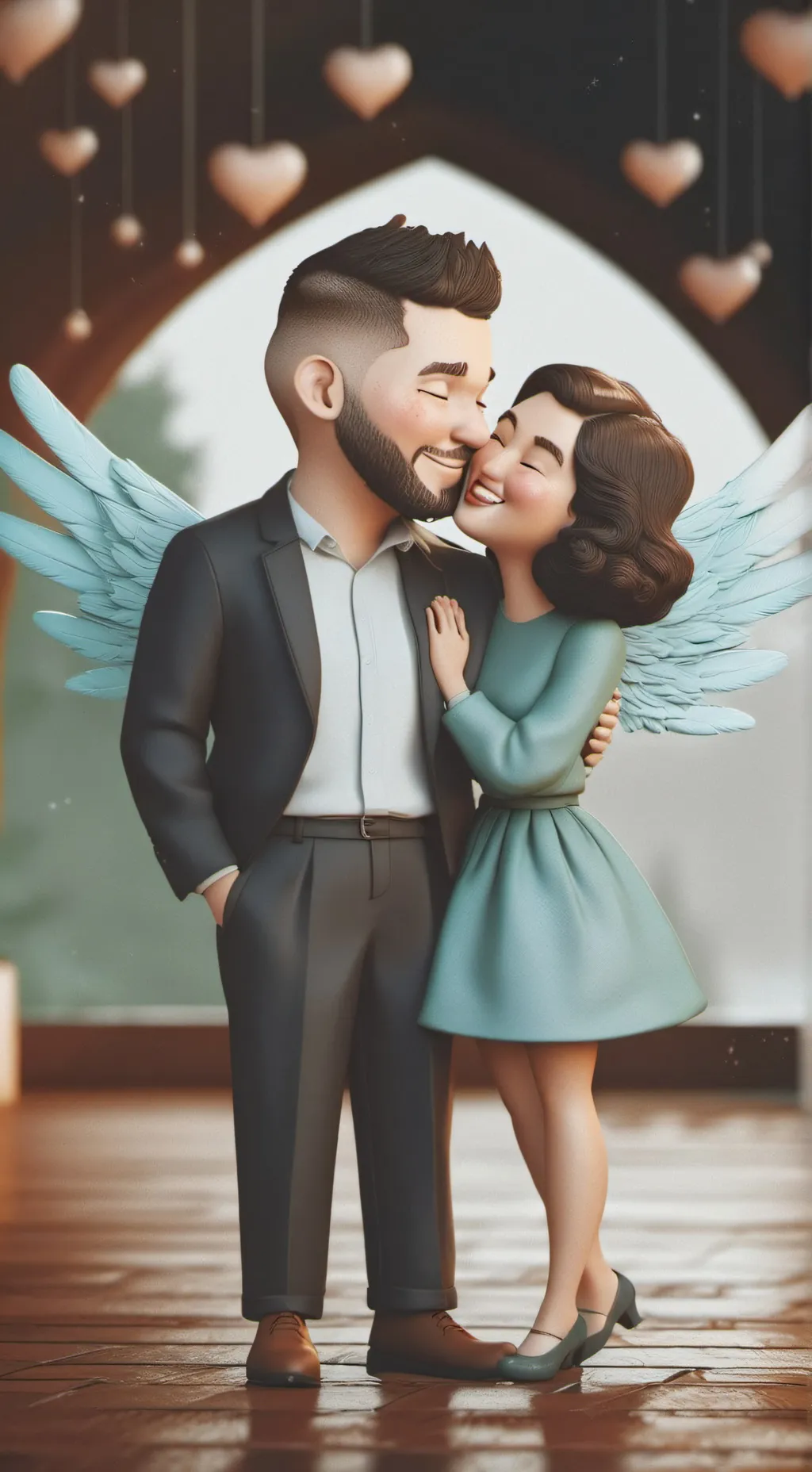 ai character: glisten   x  rodge background