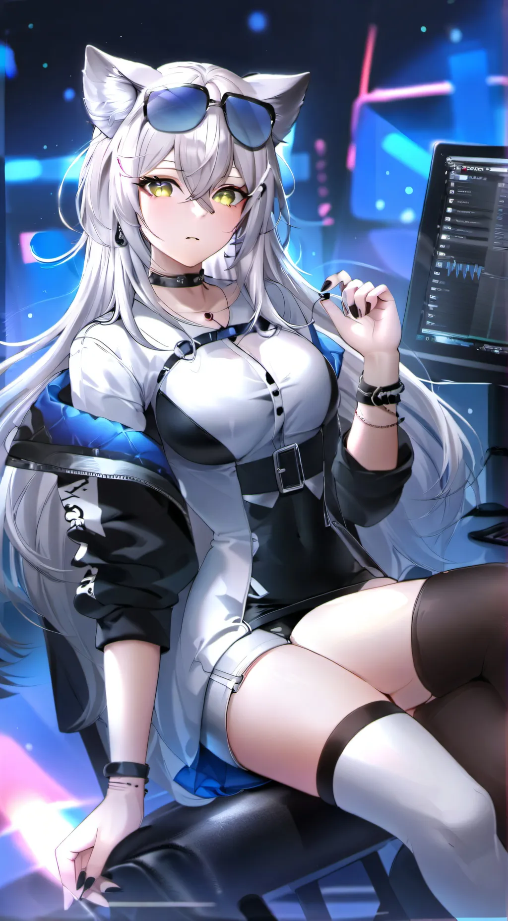 ai character: ana  background