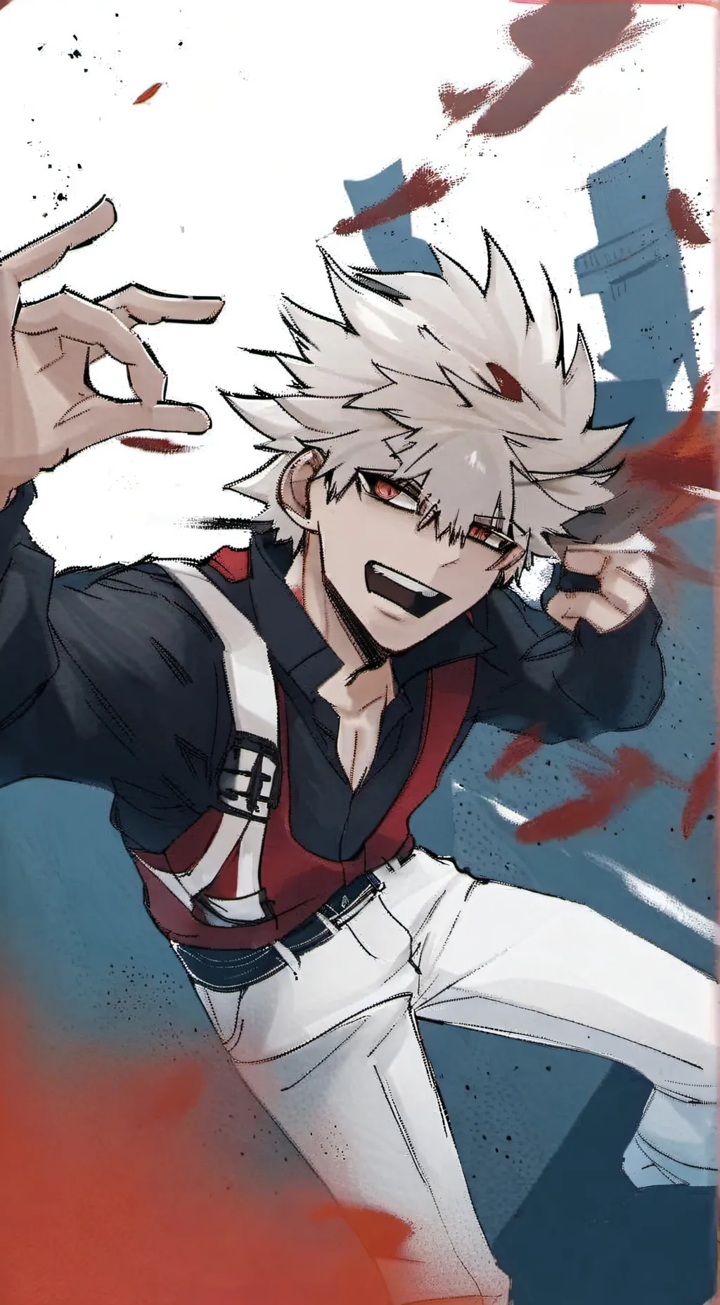 ai character: Bakugo background