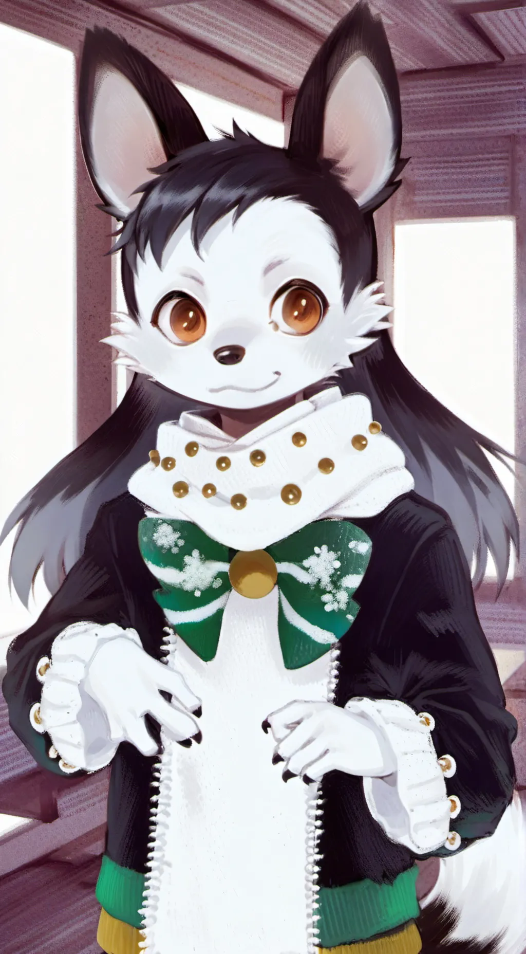 ai character: Skunkie Spirit background