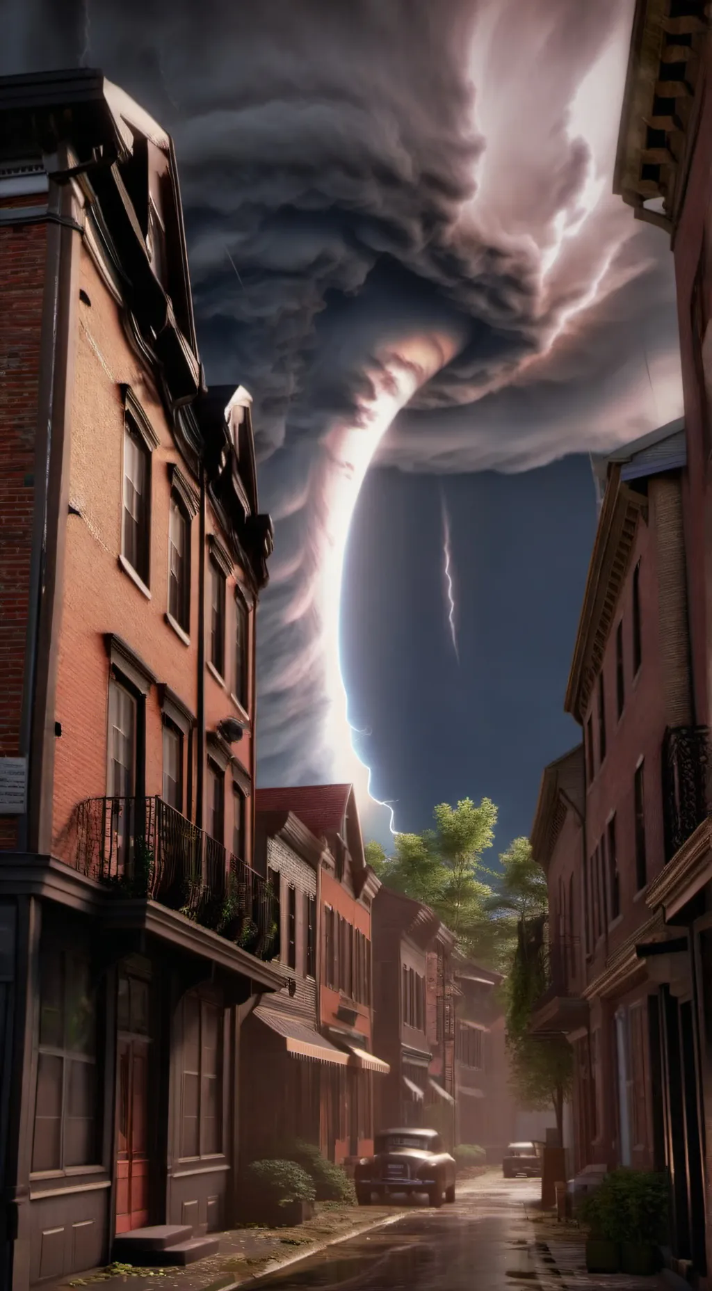 ai character: SURVIVE THE 🌪!!! background