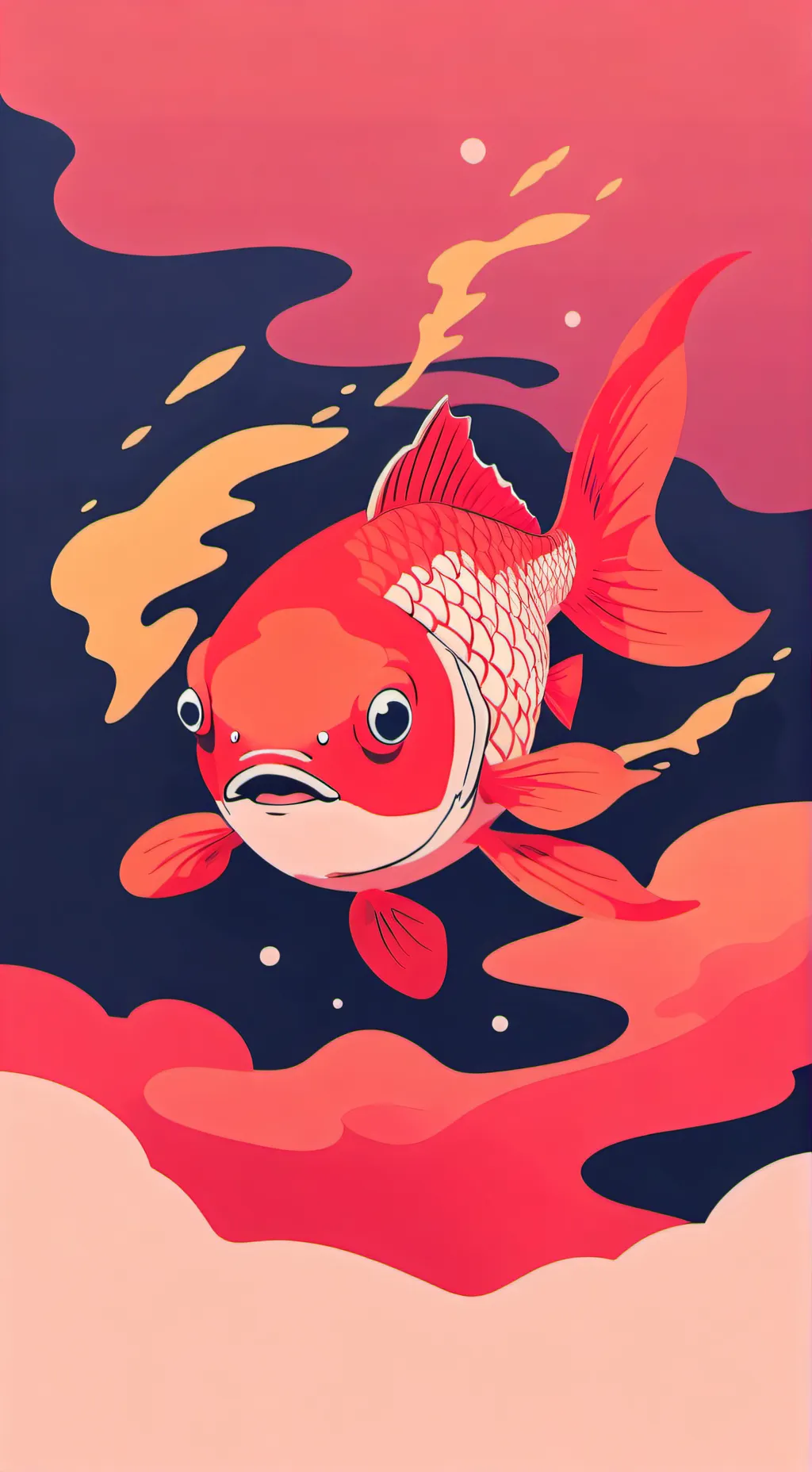 ai character: Anthro fish background