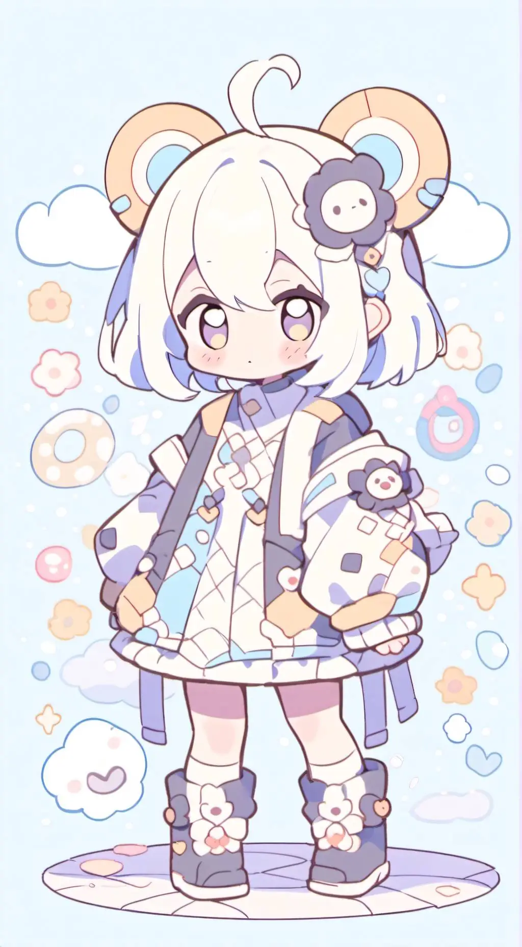 ai character: jjk baby background