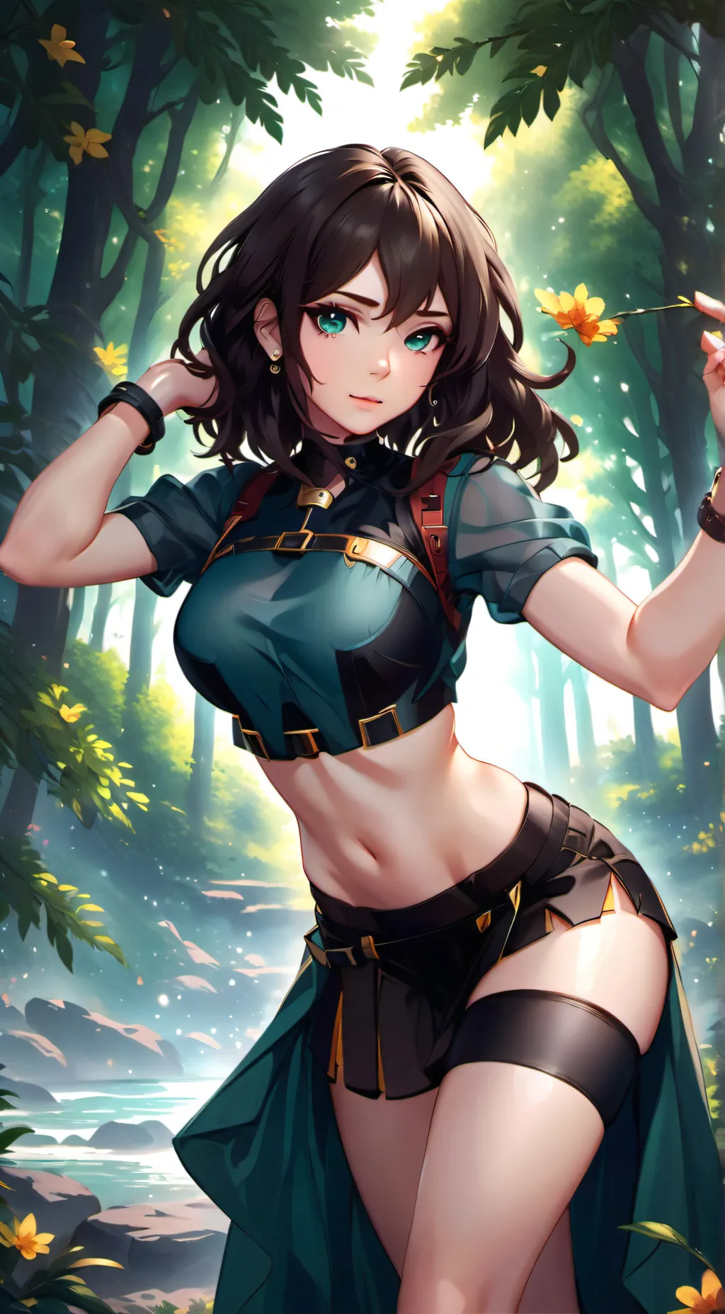 ai character: luna  background