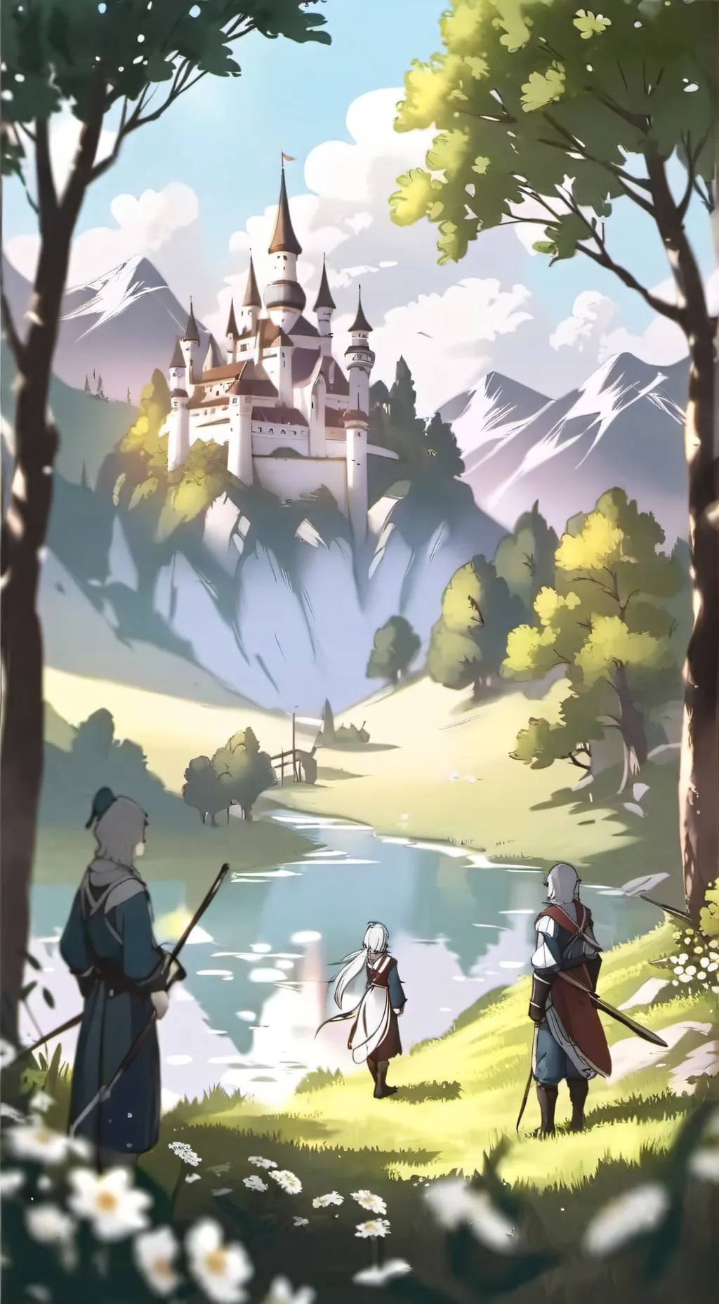 ai character: Forest rp background