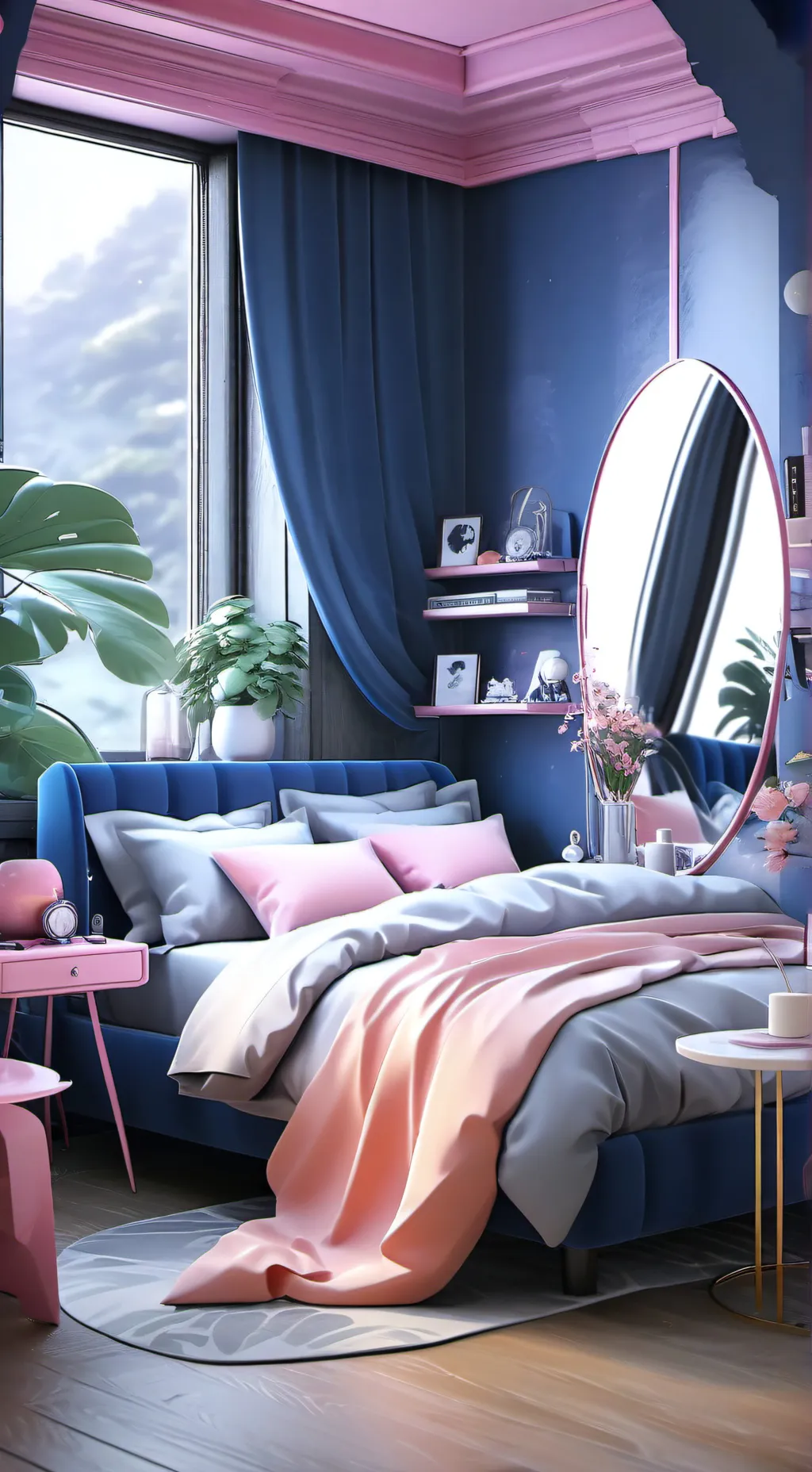 ai character: 🎀 JOYRIDE!! 🪞 background