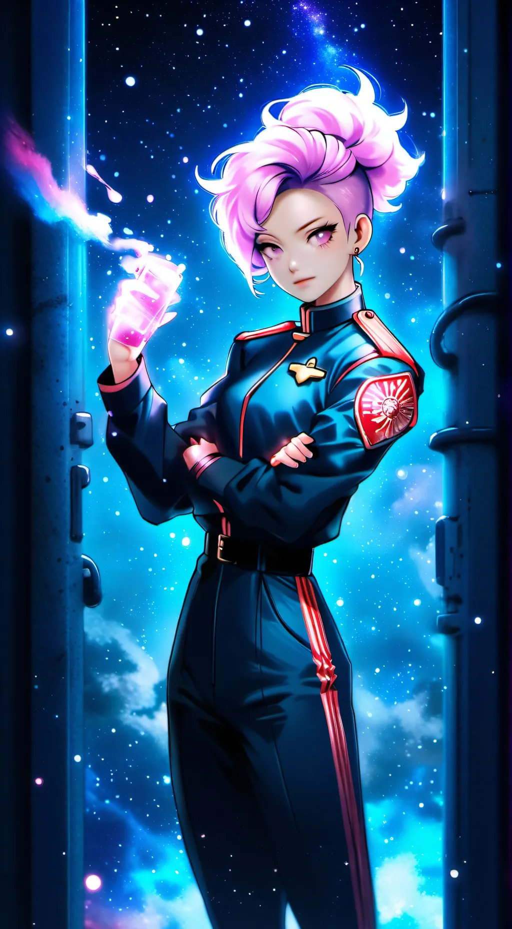 ai character: Prison Guard Mina background