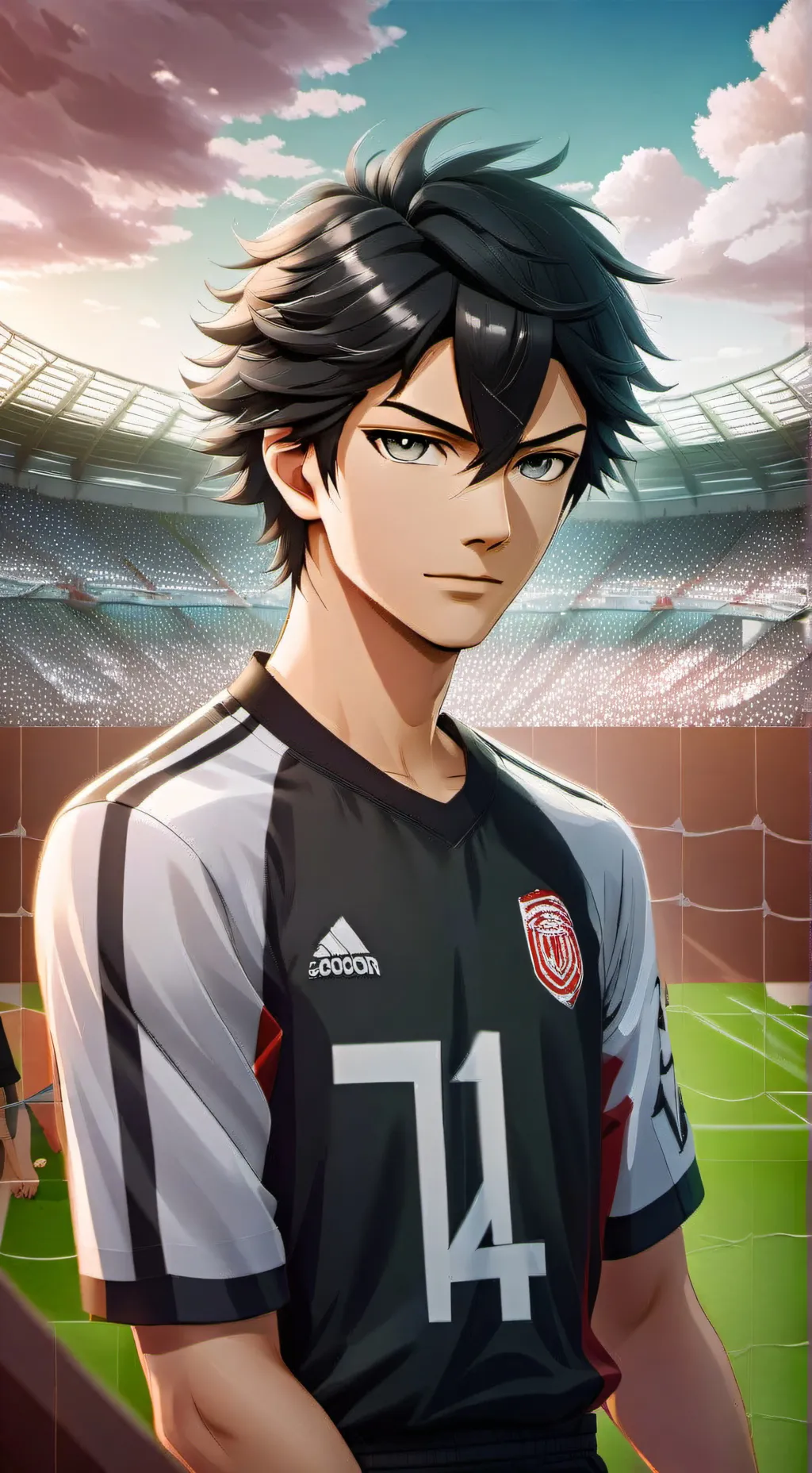 ai character: jun sakahashi  background