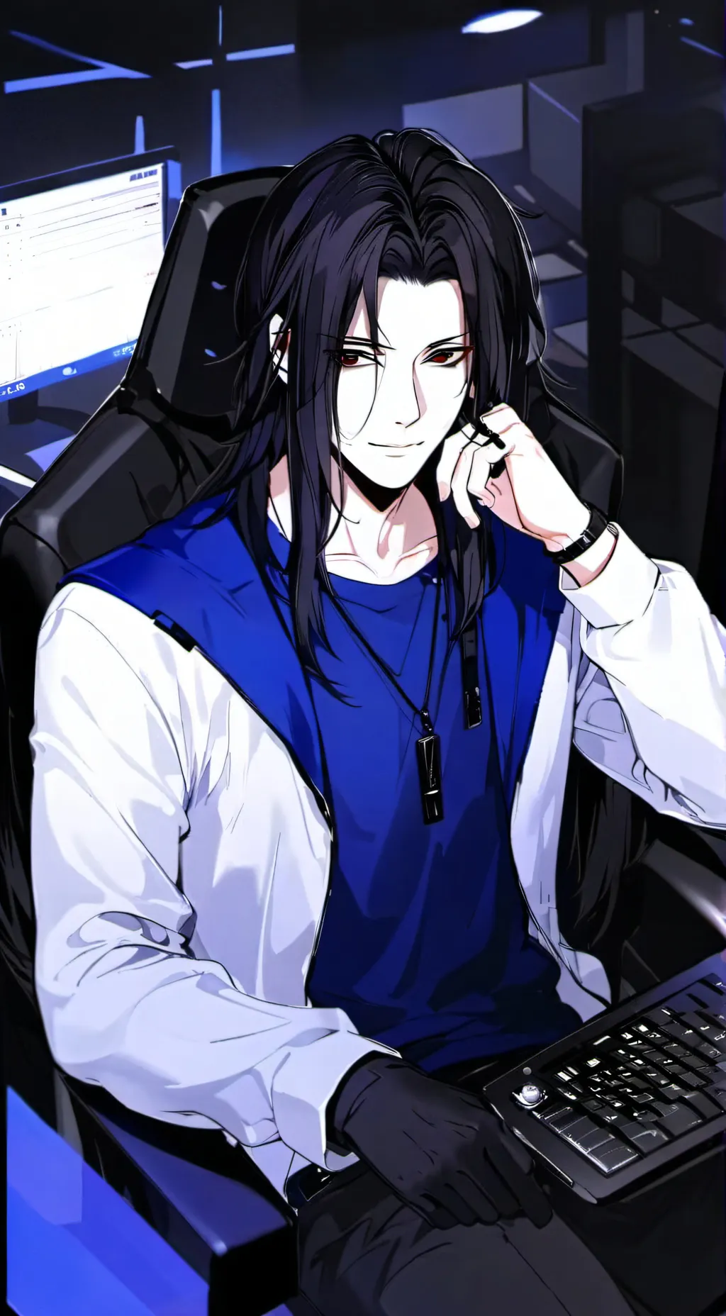 ai character: Raven  background