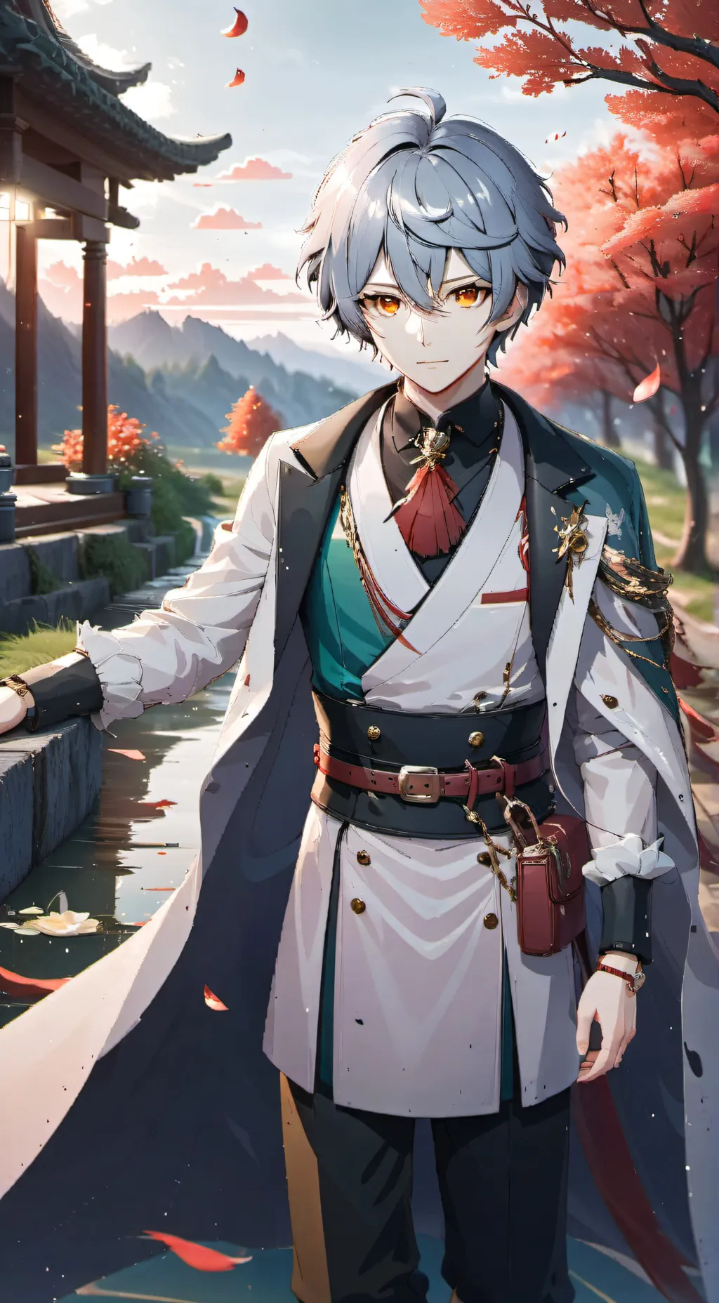 ai character: Demon slayer  background