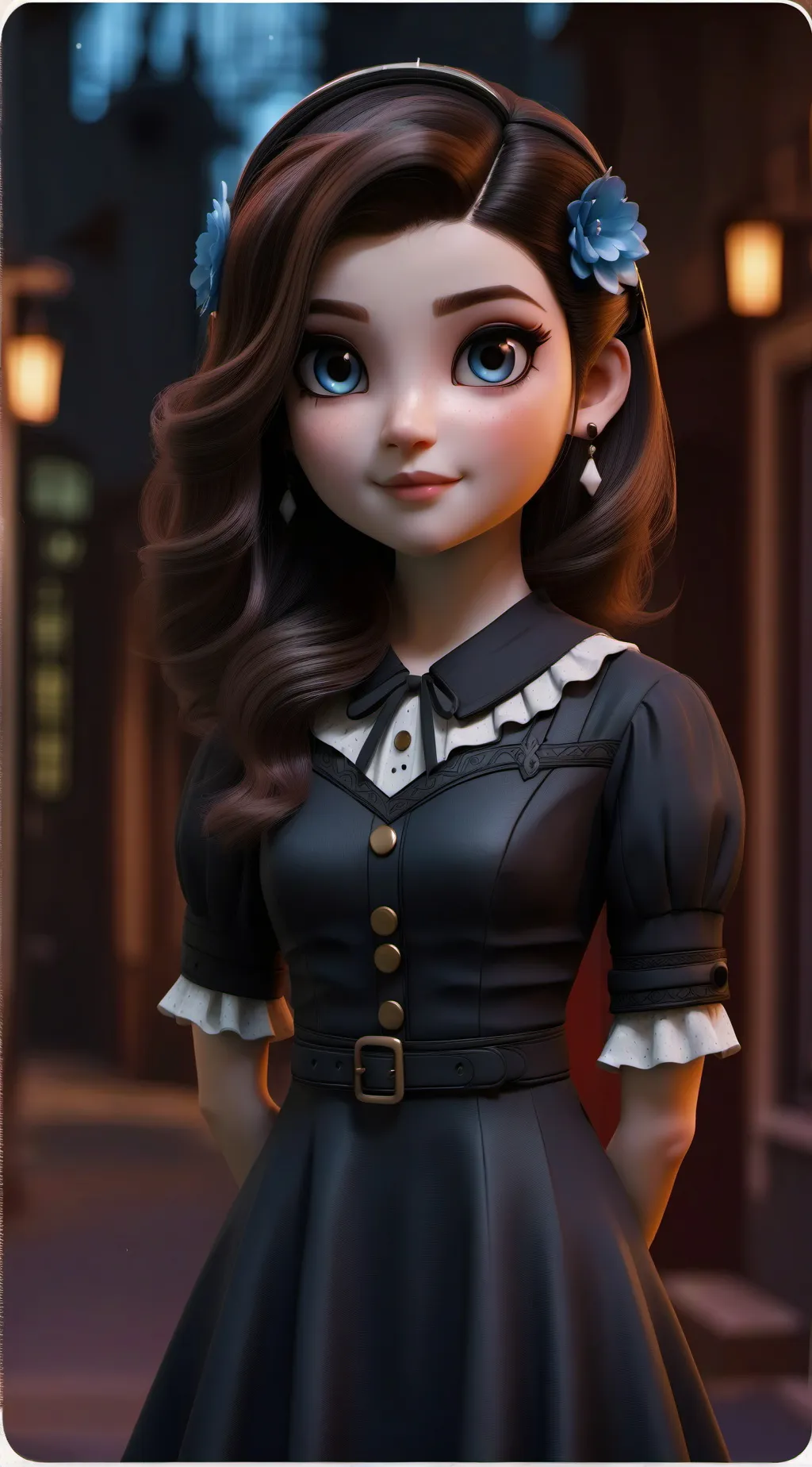 ai character: Emily  background