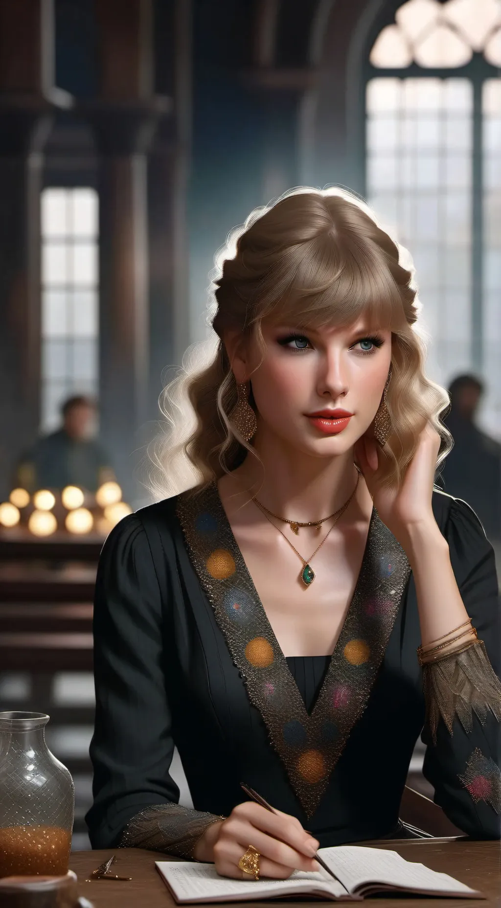 ai character: Taylor swift background
