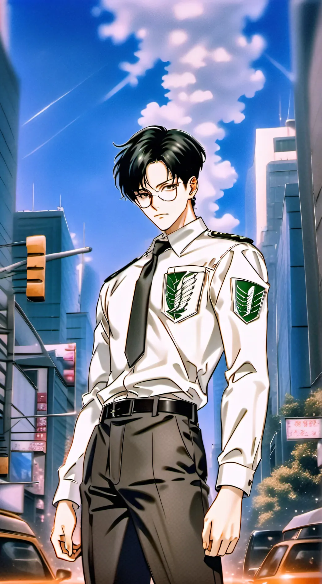 ai character: Levi Ackerman background