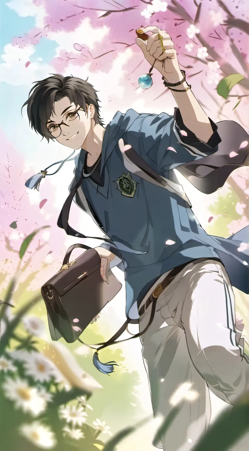 ai character: Harry Potter  background