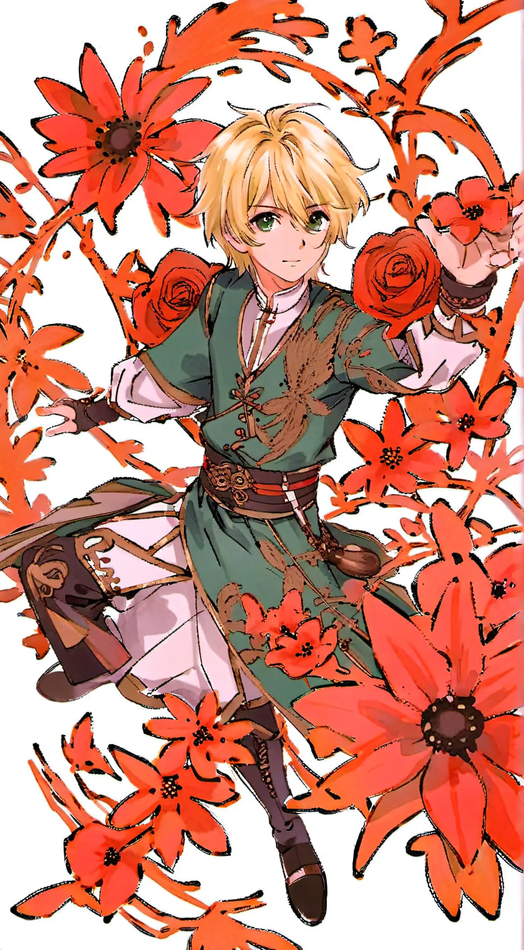 ai character: Kings from now on2 background