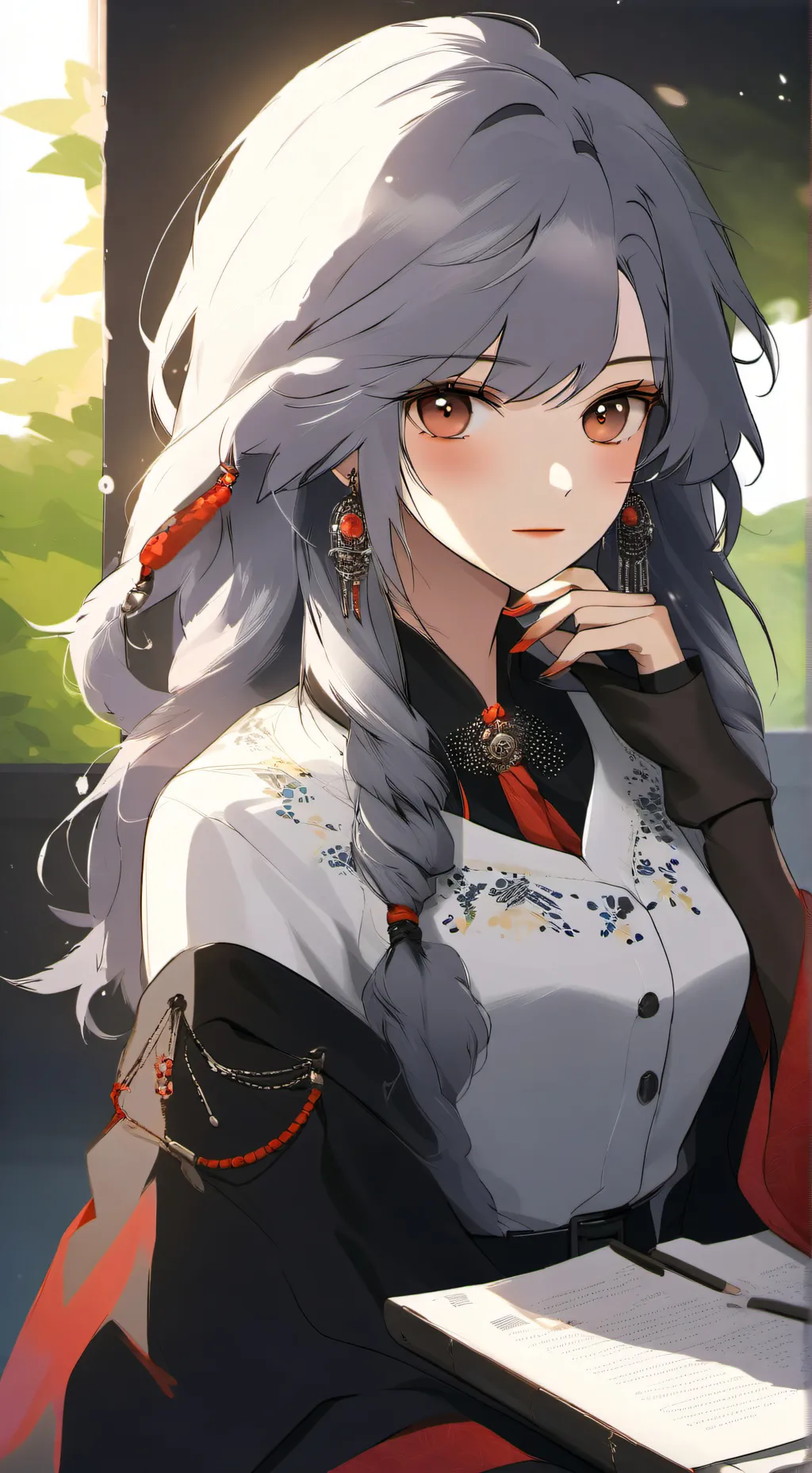 ai character: helin background