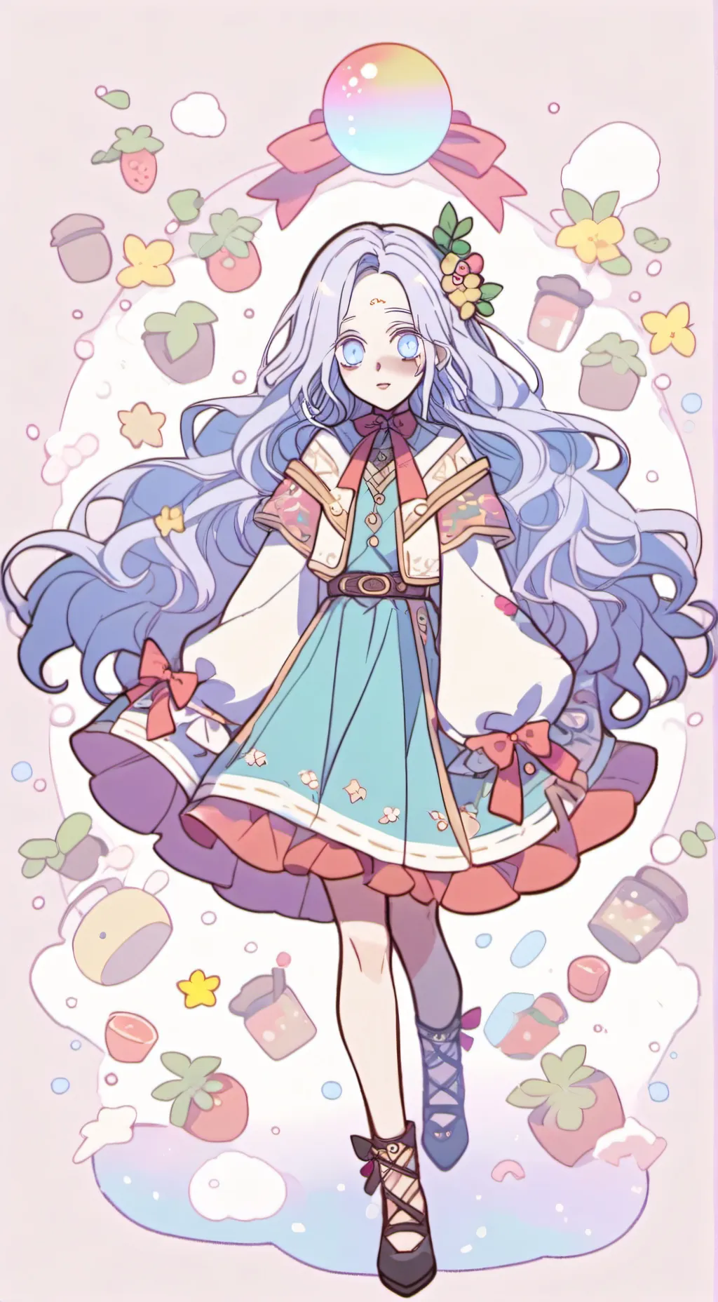 ai character: dragon kings bride background