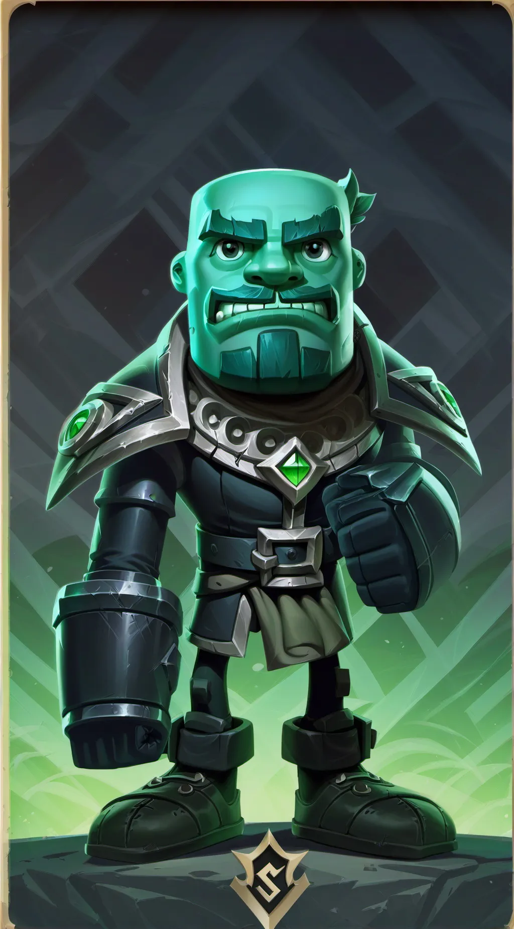 ai character: горбоксер background