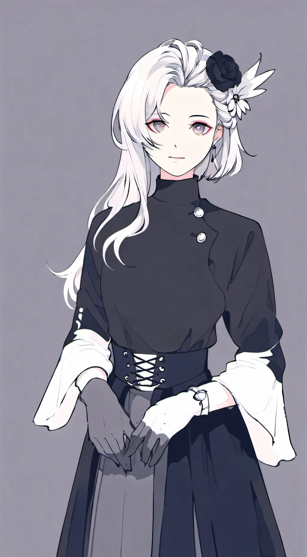 ai character: ★ema★ background