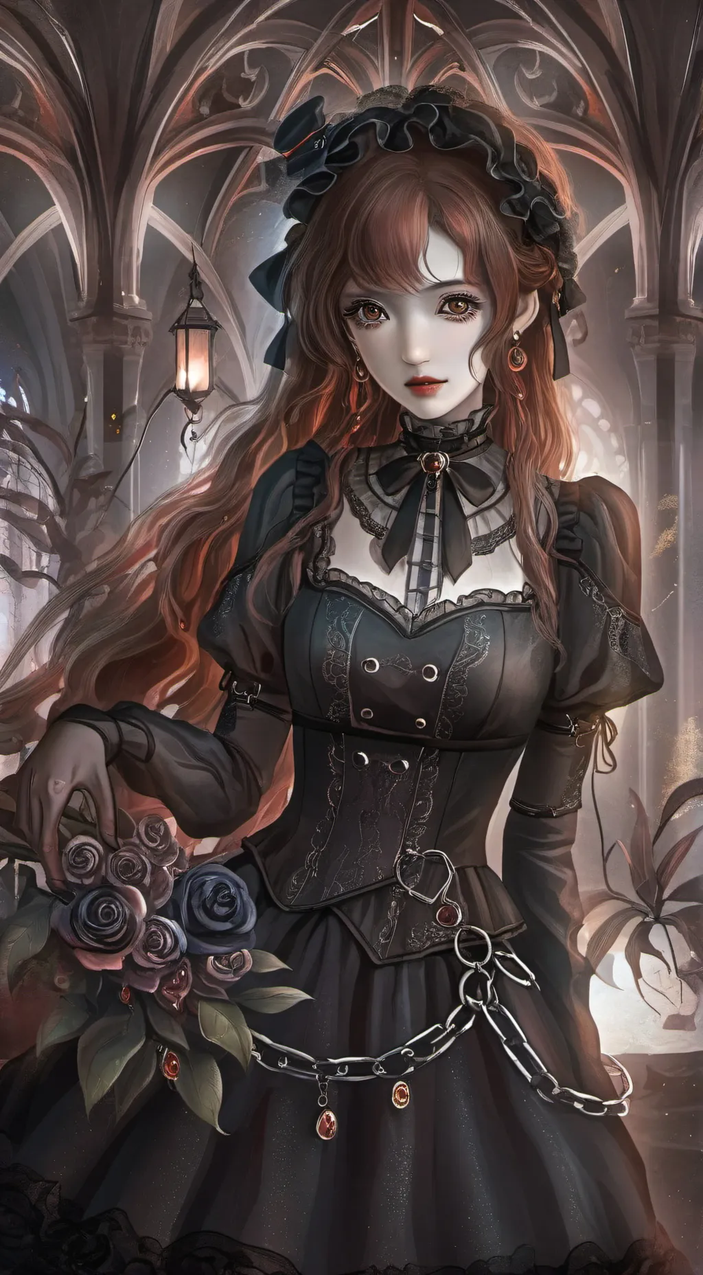 ai character: Nami  background