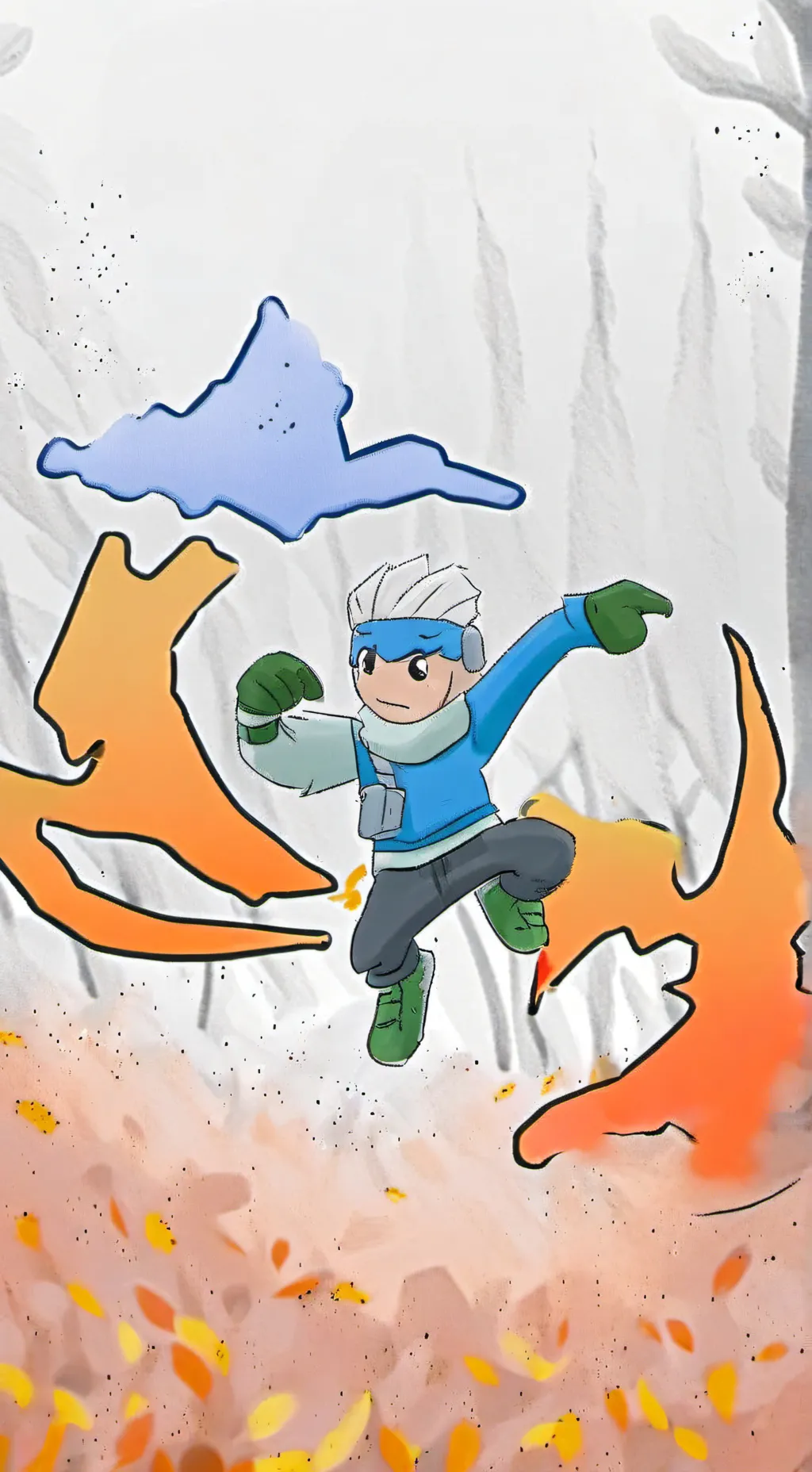 ai character: Starter squad  background