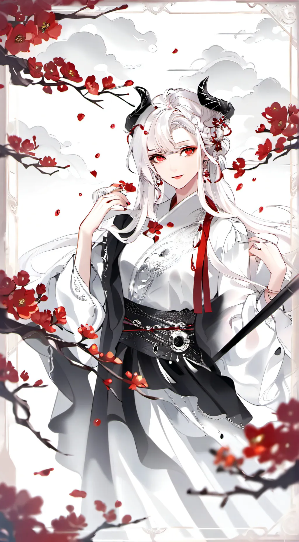 ai character: 🐉danae🐉 background