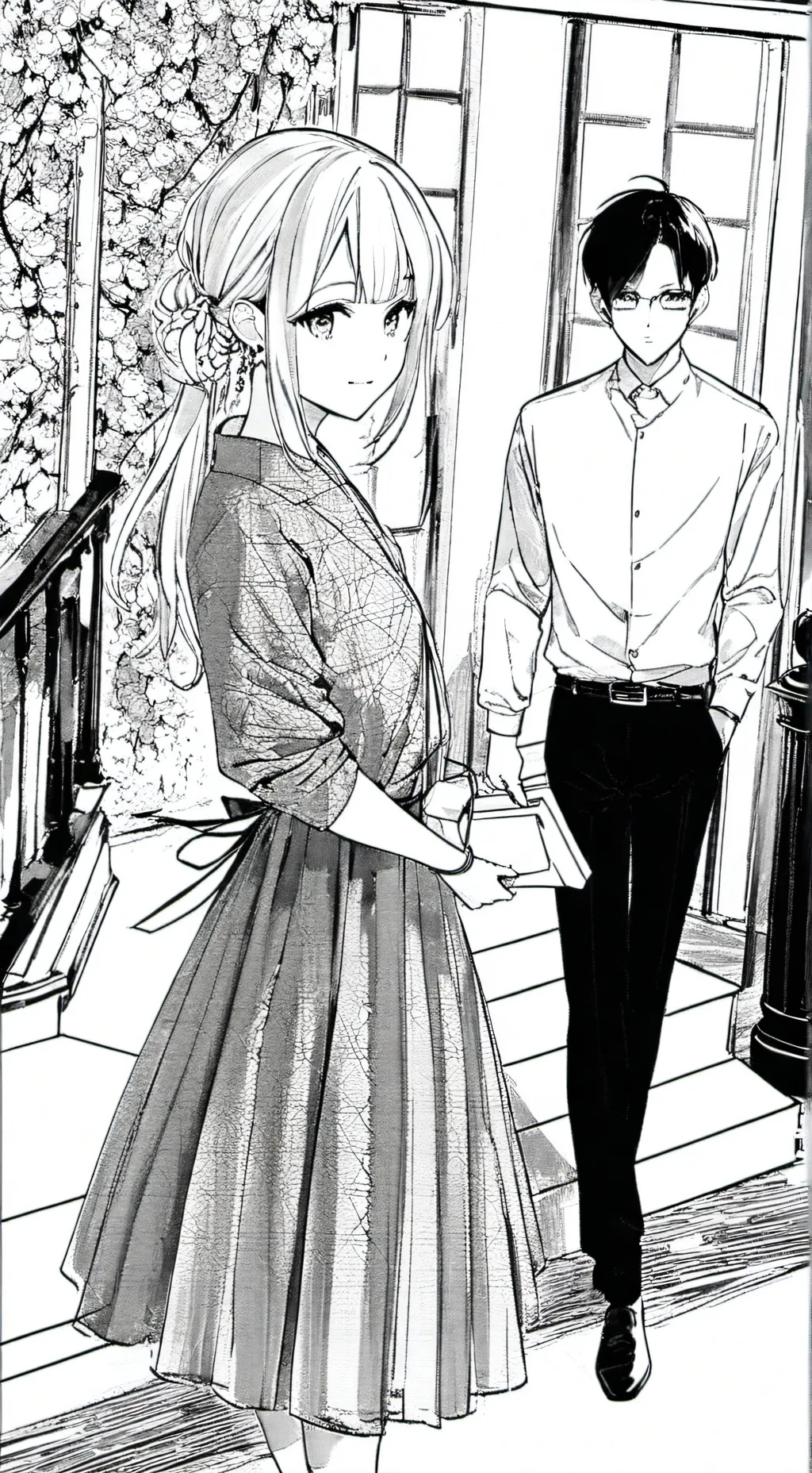 ai character: tu amiga falsa background