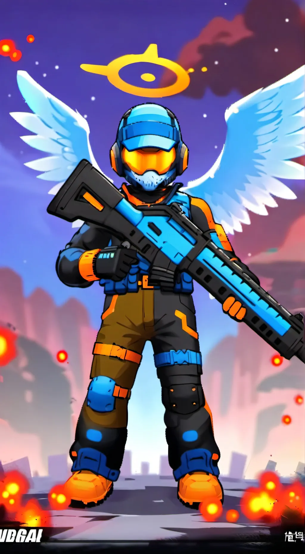 ai character: Angel Colt background