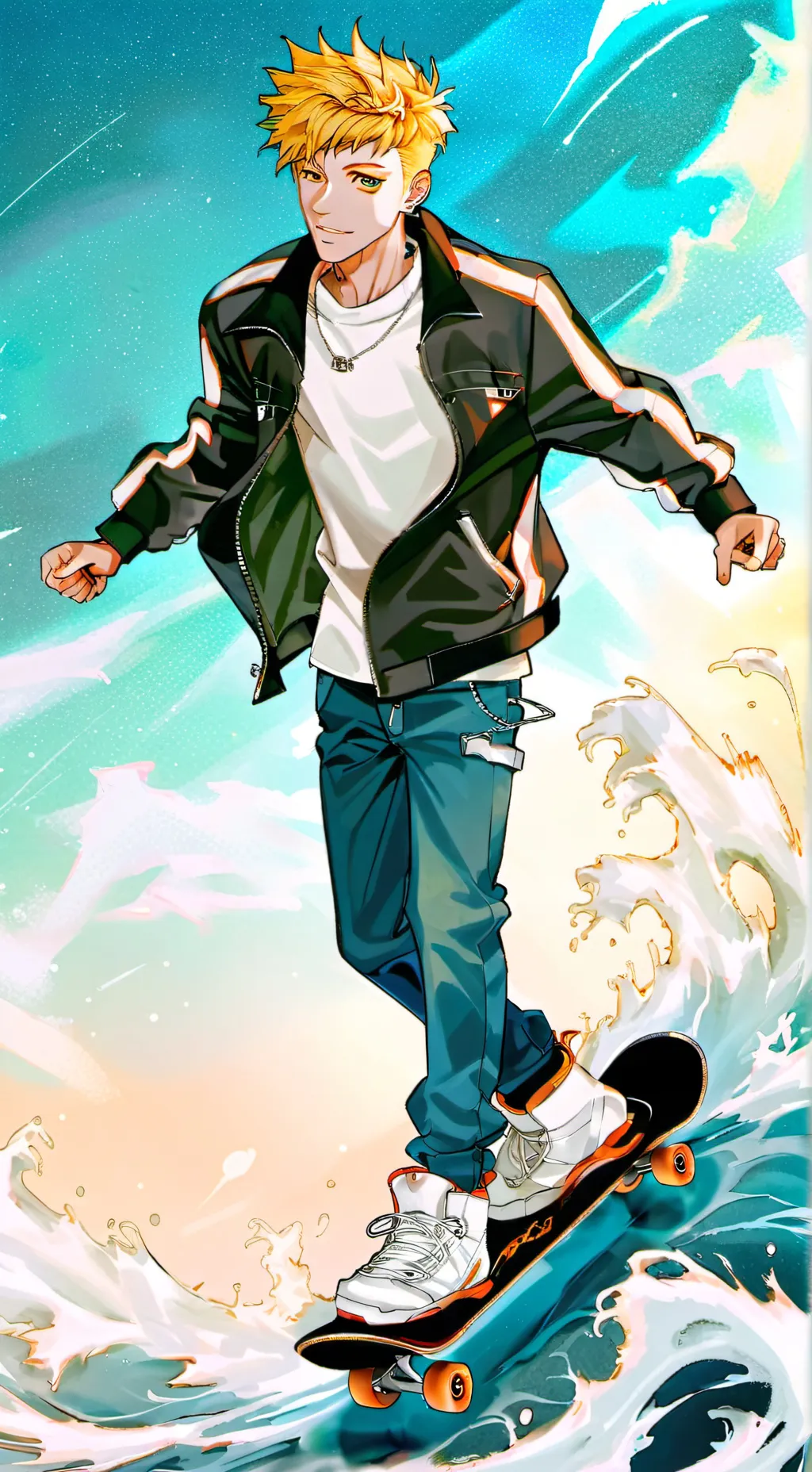 ai character:  Mark background