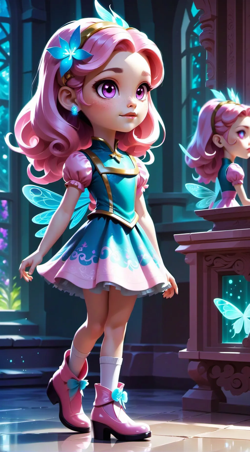 ai character: Belle background