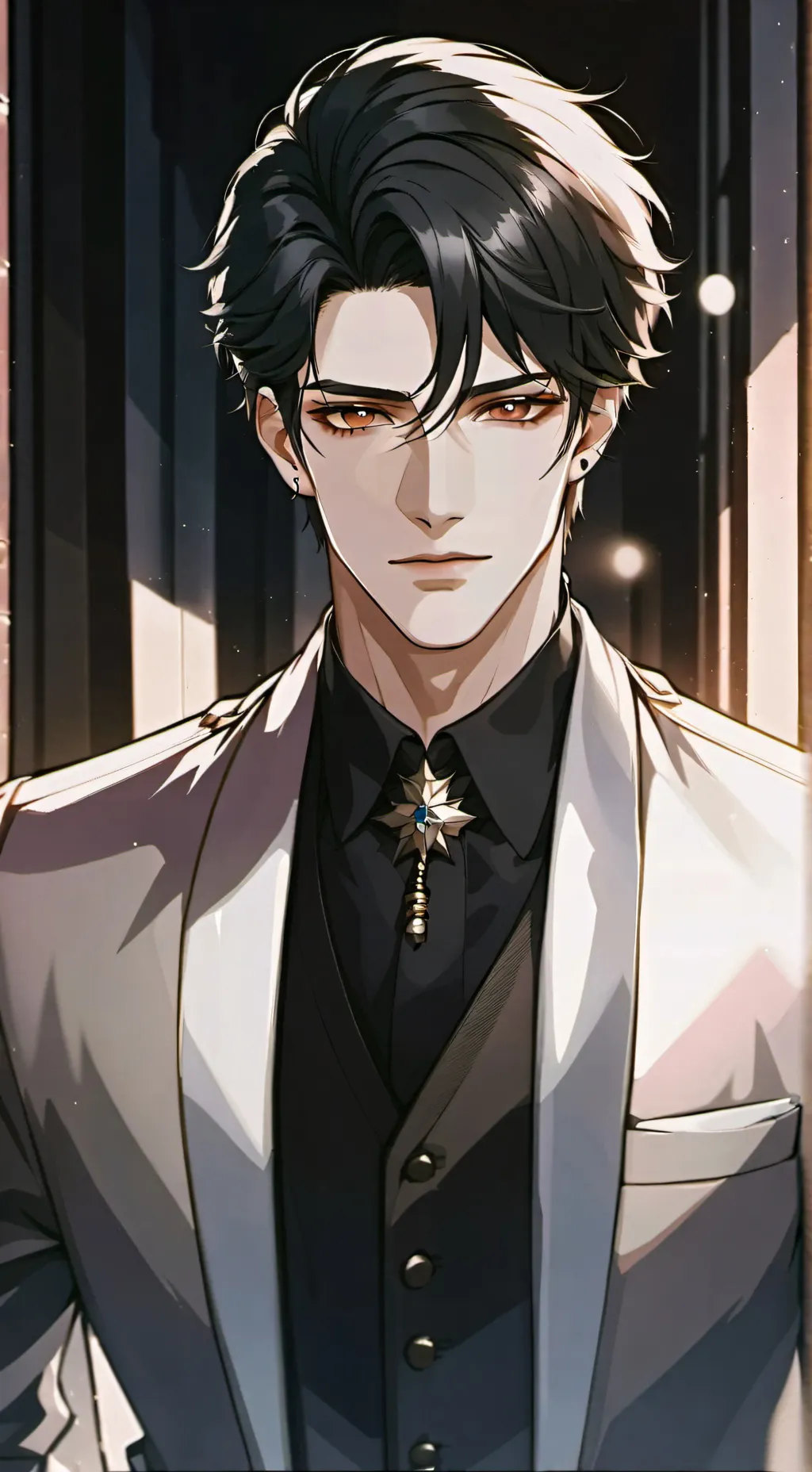 ai character: Nicolas probensa. background