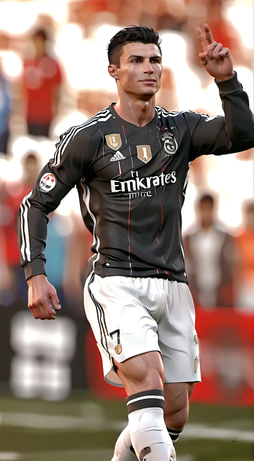 ai character: ronaldo background