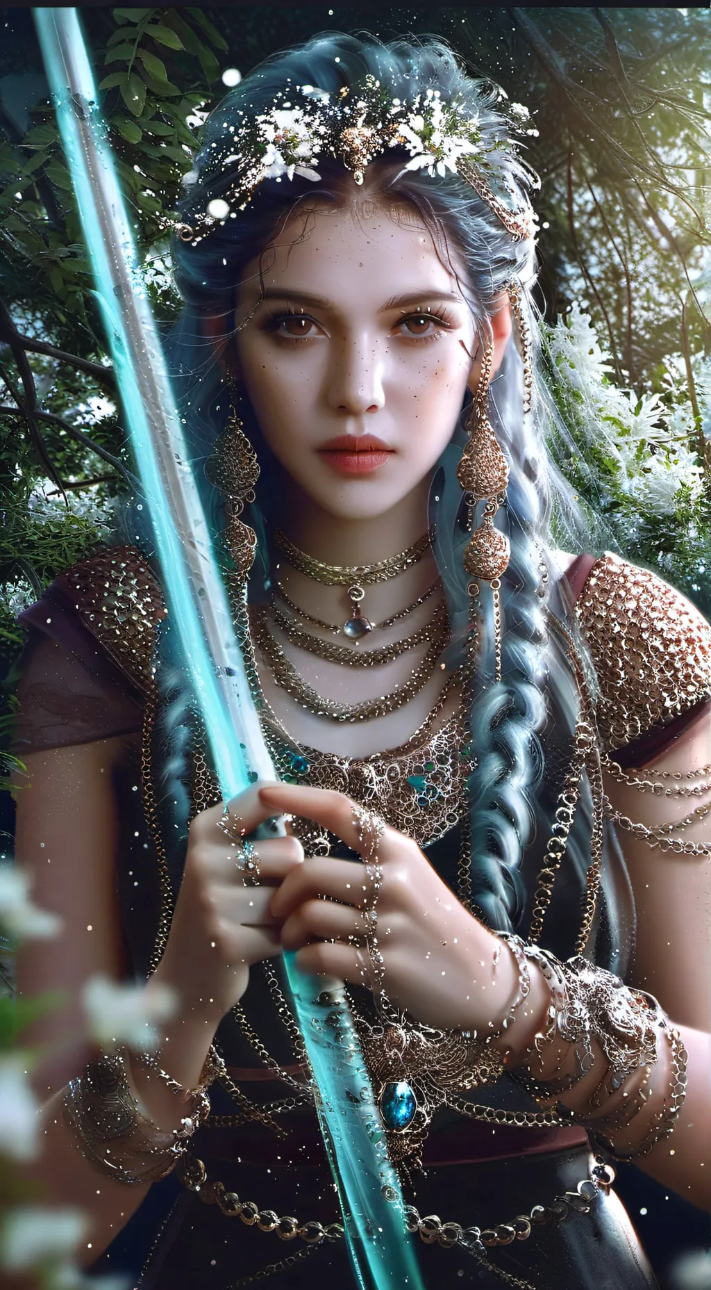 ai character: Lima The warrior background