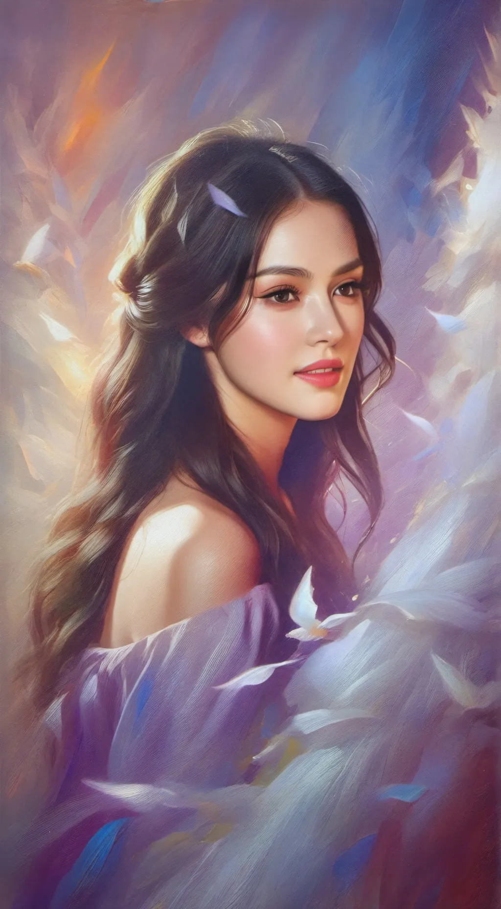 ai character: Mónica  background