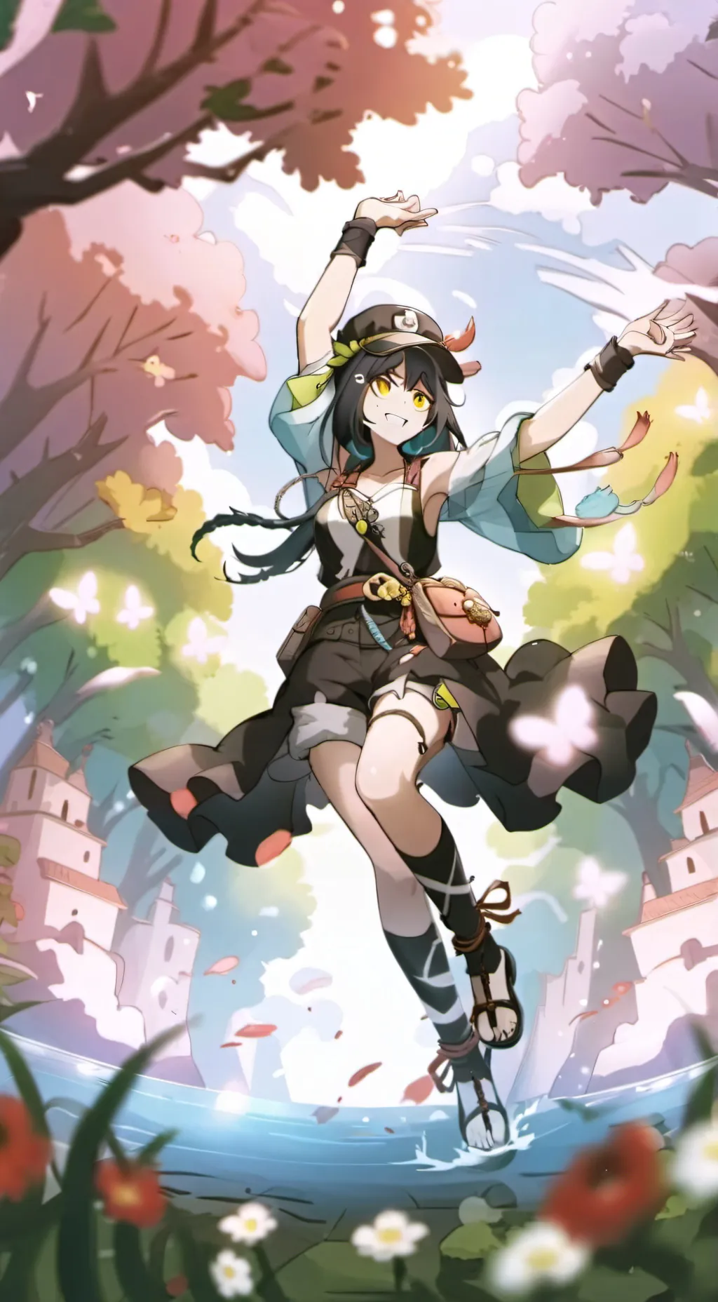 ai character: nouvelle pillier background