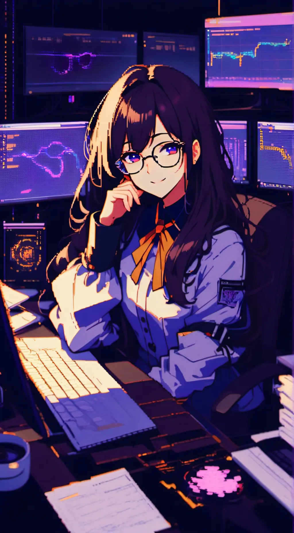 ai character: Yui background