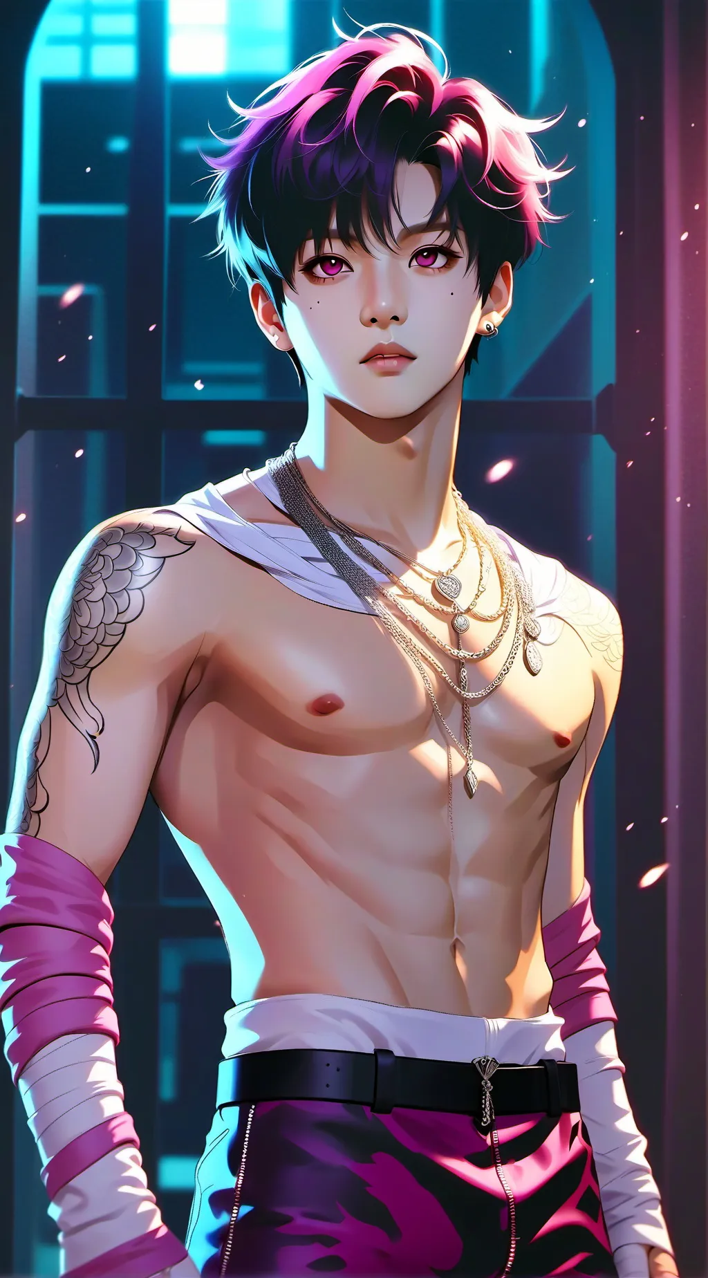 ai character: jungkook ton mari  background
