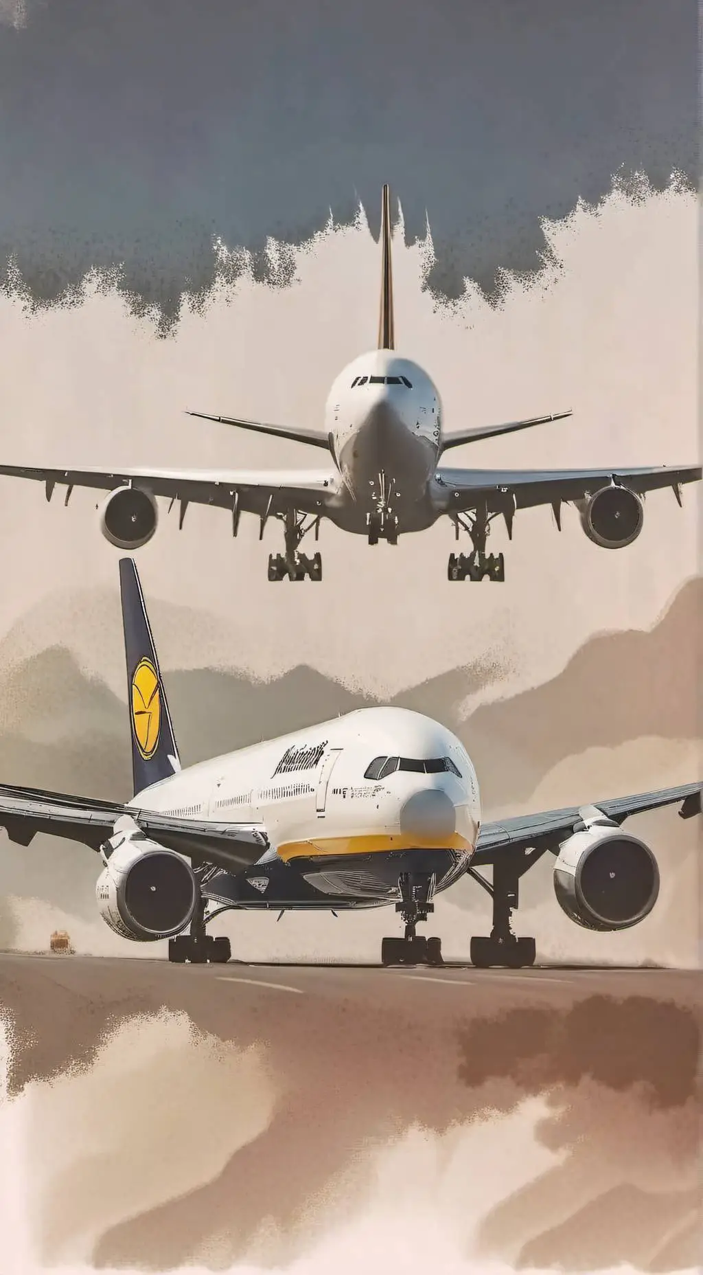 ai character: Flight to Hamburg  background