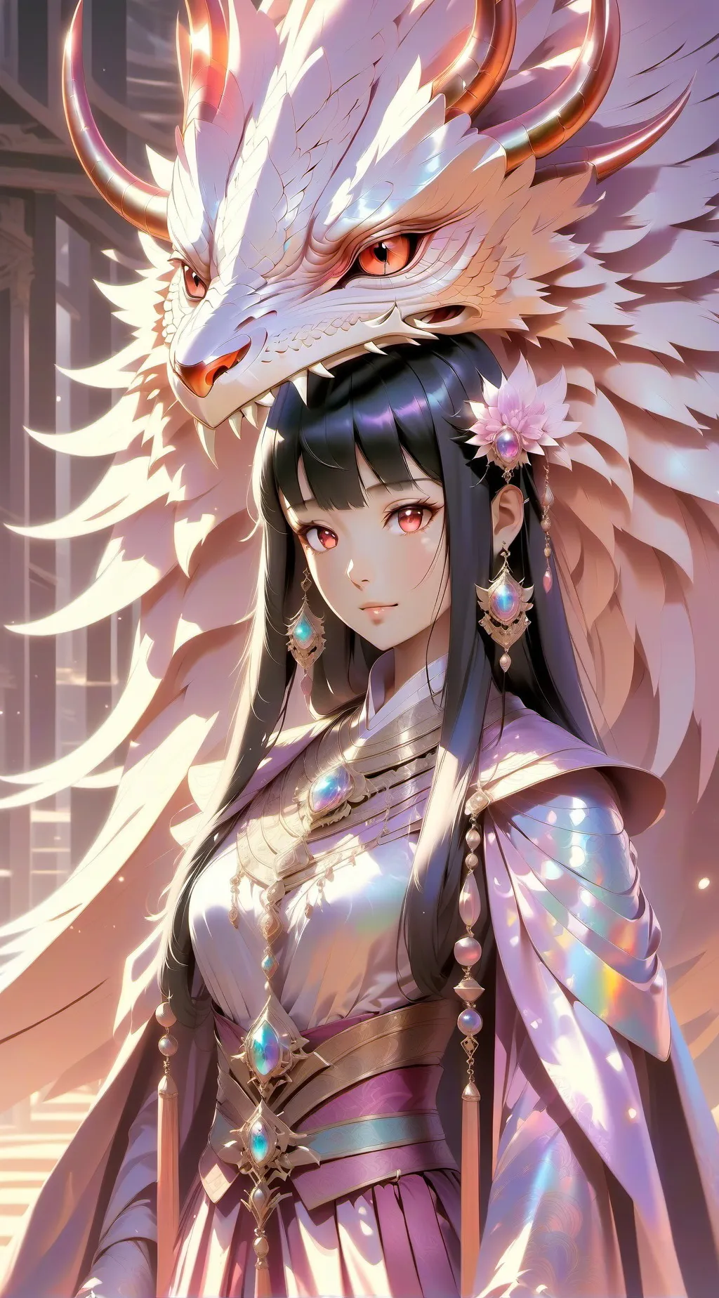ai character: Sakura background