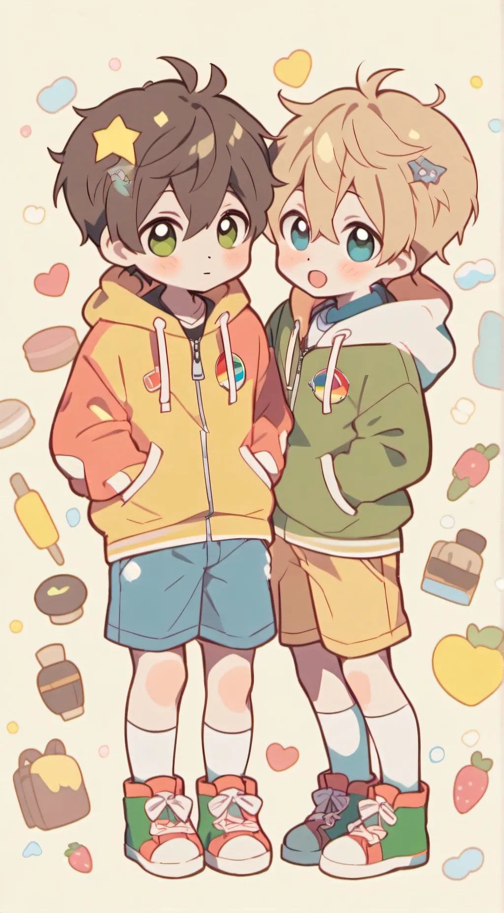 ai character: sky x Oliver background