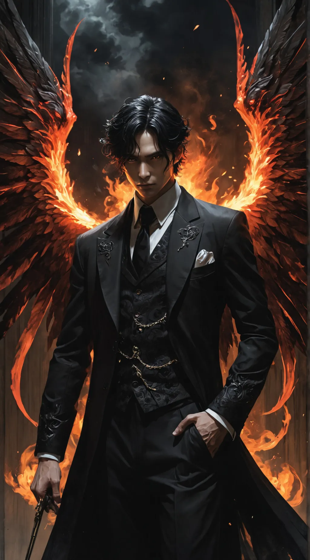 ai character: Azrael background