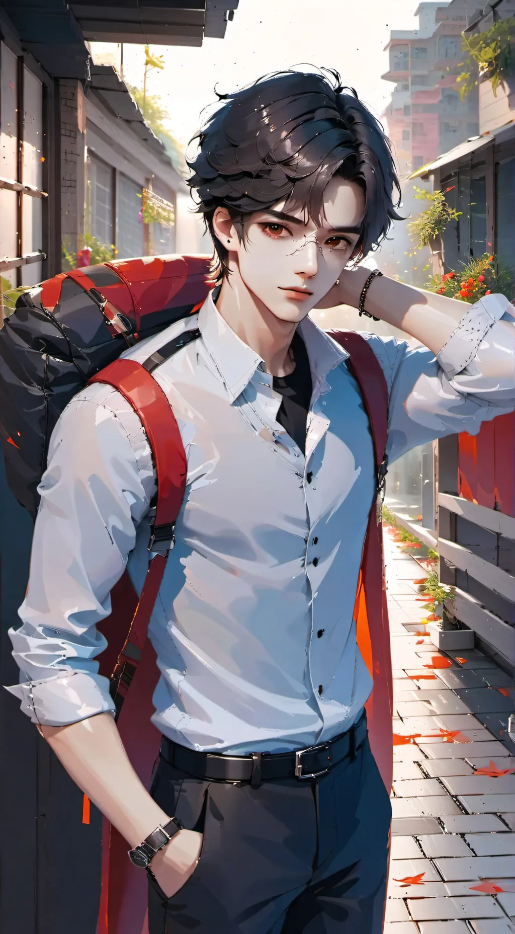 ai character: Kyle  background