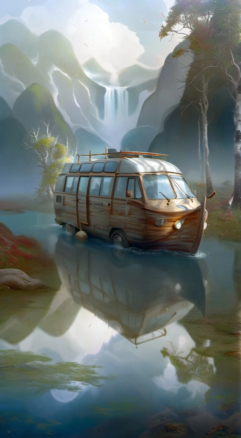 ai character: Arcane vacay background