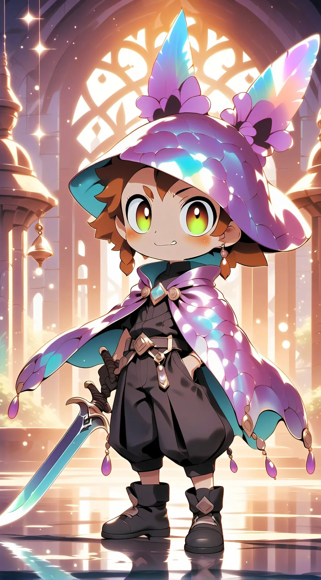 ai character: catnap background