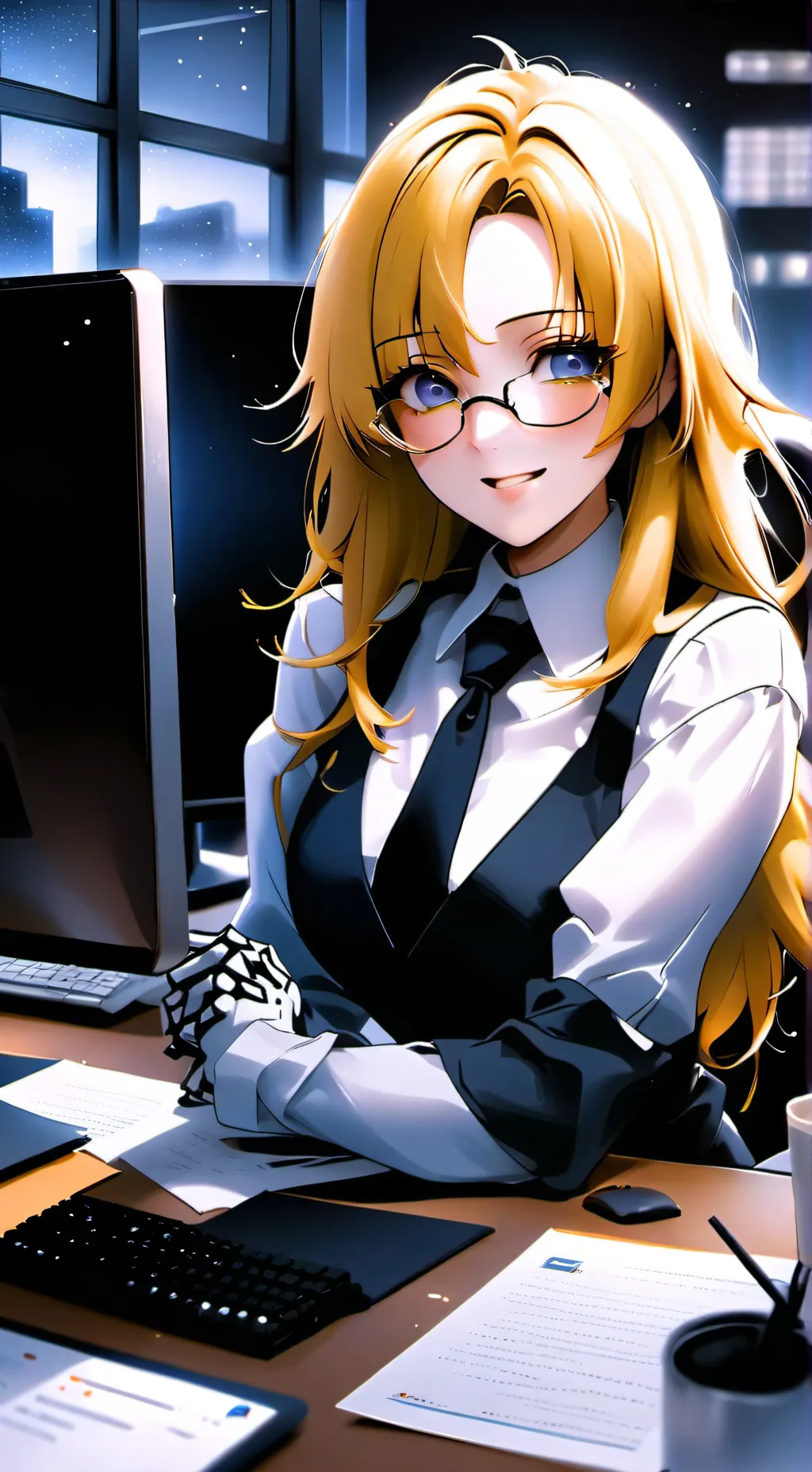 ai character: Himiko background