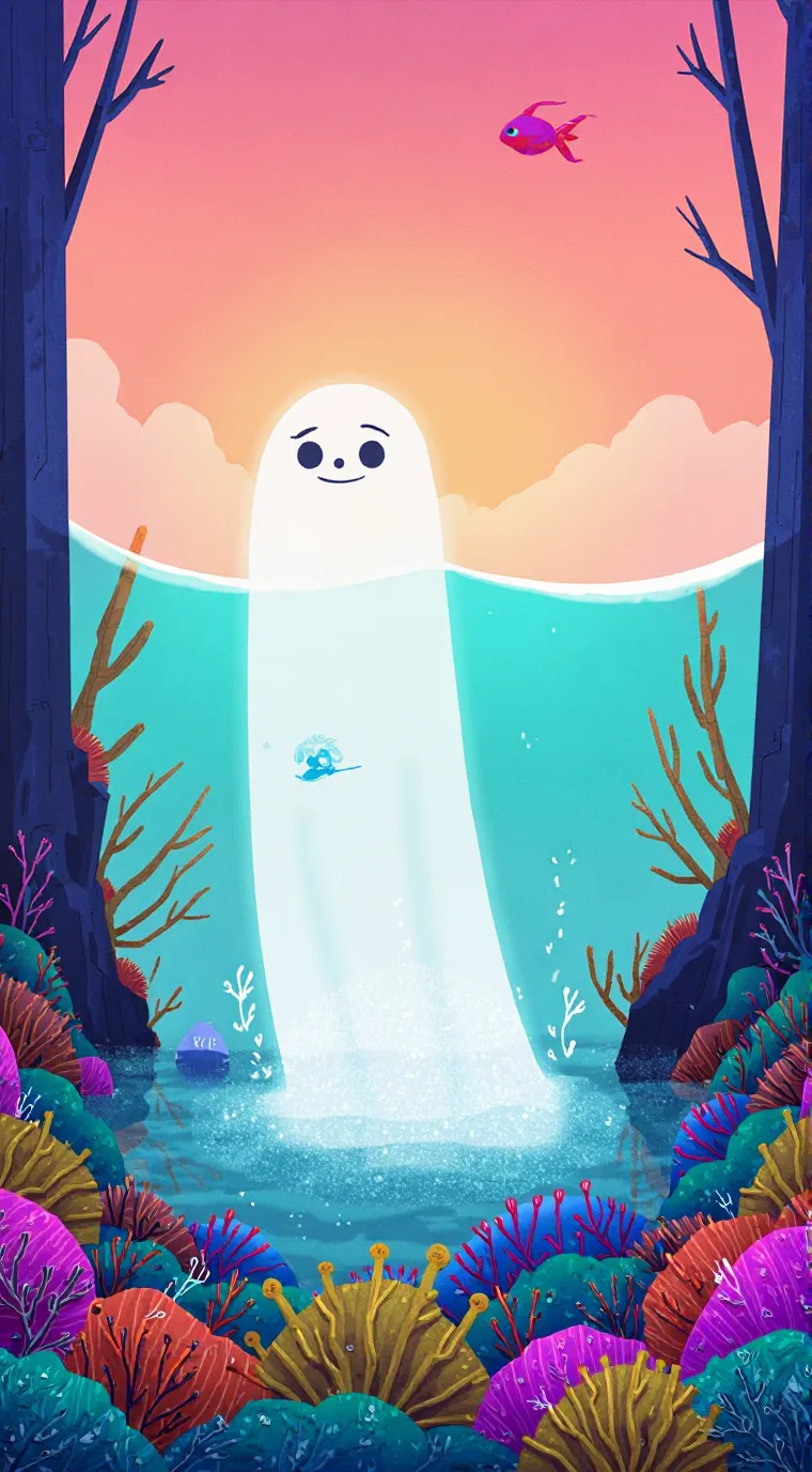 ai character: Sprunki water park background