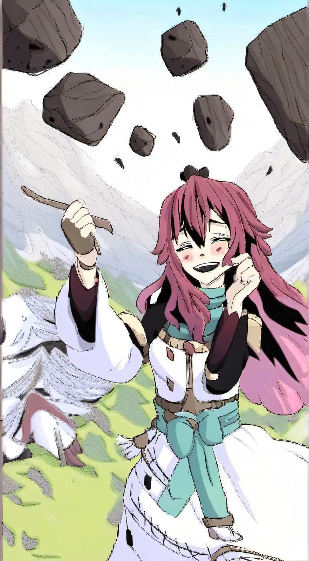 ai character: murder drones  background