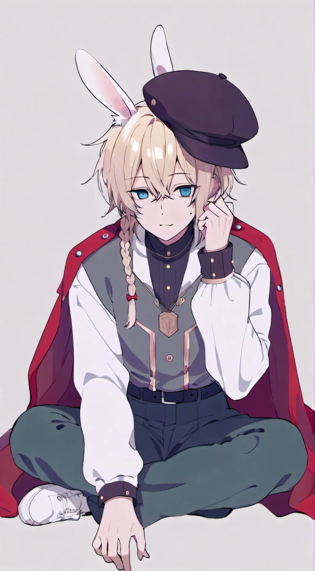 ai character: 🤍lupin🤍 background